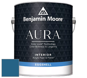 Benjamin Moore Aura 524 Waterborne Interior Eggshell Finish краска цвет 2060-20 California Blue