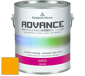 Benjamin Moore 792 Advance Interior Paint-Satin эмаль цвет 2019-10 Mardi Gras Gold