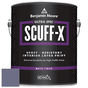Benjamin Moore 484 Ultra Spec SCUFF-X Interior Matte Finish краска цвет NCS S 5020-R60B 