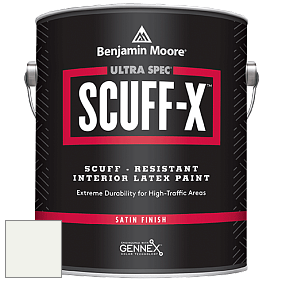 Benjamin Moore 486 Ultra Spec SCUFF-X Interior Satin Finish краска цвет 2121-70 Chantilly Lace