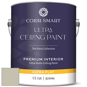 COLOR SMART CS 758 ULTRA CEILING PAINT ультраматовая краска цвет 2142-50 Gray Mirage