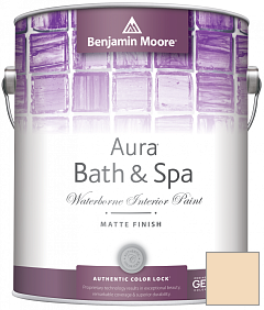 Краска Benjamin Moore Aura Bath & Spa Interior Paint Matte Finish (532) цвет 917 Virginia Beach