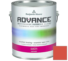 Краска Benjamin Moore 792. Advance Interior Paint-Satin эмаль цвет 007 Piñata