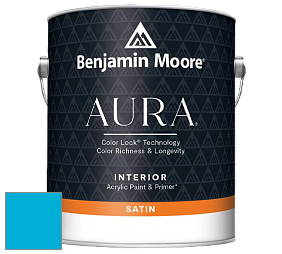 Benjamin Moore Aura 526 Waterborne Interior Satin Finish покрытие цвет NCS S 1060-B 