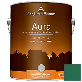 Краска Aura Waterborne Exterior Low Lustre Finish (634) цвет 2044-10 Green