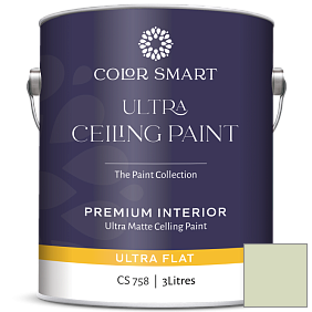 Краска COLOR SMART CS 758 ULTRA CEILING PAINT ультраматовая краска цвет 429 Garland Green