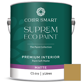 Краска COLOR SMART CS 619 SUPREM ECO PAINT матовая краска цвет 2151-30 Ochre