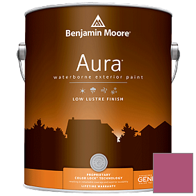 Краска Aura Waterborne Exterior Low Lustre Finish (634) цвет 2078-30 Royal Fuchsia