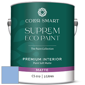 COLOR SMART CS 619 SUPREM ECO PAINT матовая краска цвет 2067-50 Summer Blue