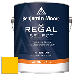 Benjamin Moore 550 Regal Select Waterborne Interior Pearl Finish краска цвет 2022-10 Yellow