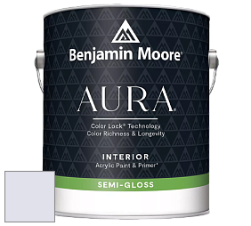 Benjamin Moore Aura 528 Waterborne Interior Semi-gloss Finish краска цвет 2070-70 Whisper Violet