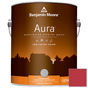 Краска Aura Waterborne Exterior Low Lustre Finish (634) цвет 2001-10 Ruby Red