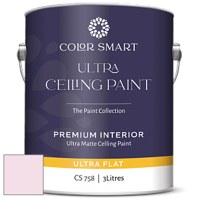 COLOR SMART CS 758 ULTRA CEILING PAINT ультраматовая краска цвет 2086-70 50's Pink