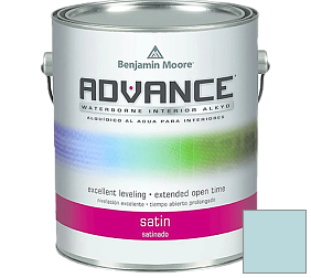 Краска Benjamin Moore 792. Advance Interior Paint-Satin эмаль цвет 2053-60 Tear Drop Blue