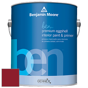 Benjamin Moore Ben W626 Premium Interior Latex Eggshell краска цвет RAL 3003 