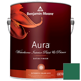 Краска Aura Waterborne Interior Satin Finish (526) цвет 2044-10 Green