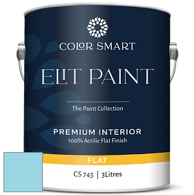 COLOR SMART CS 745 ELIT PAINT глубокоматовая моющаяся краска цвет NCS S 0530-B10G 
