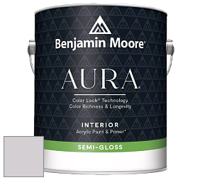 Benjamin Moore Aura 528 Waterborne Interior Semi-gloss Finish краска цвет NCS S 1505-R40B 