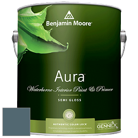 Benjamin Moore Aura 528 Waterborne Interior Semi-gloss Finish краска цвет 1659 Spellbound