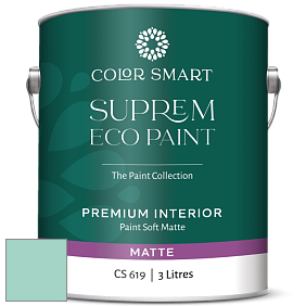 COLOR SMART CS 619 SUPREM ECO PAINT матовая краска цвет 2041-50 Sea Mist Green