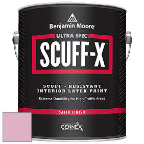 Benjamin Moore 486 Ultra Spec SCUFF-X Interior Satin Finish краска цвет 2081-50 Pink Ruffle