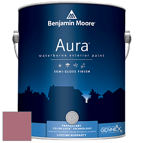 Benjamin Moore Aura 632 Waterborne Exterior Semi-Gloss Finish краска цвет 1273 Prom Dress