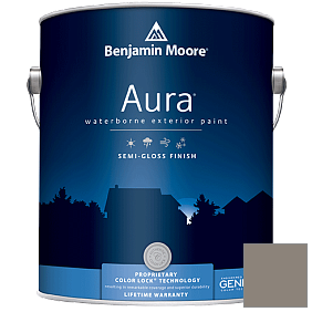 Краска Aura Waterborne Exterior Semi-Gloss Finish (632) цвет 2111-40 Taos Taupe