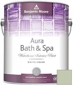 Краска Benjamin Moore Aura Bath & Spa Interior Paint Matte Finish (532) цвет 438 Spring Valley