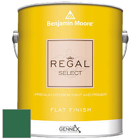 Benjamin Moore 547 Regal Select Waterborne Interior Flat Finish краска цвет 2039-10 Deep Green