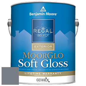 Benjamin Moore W096 Regal Select Exterior Paint-Moor GloSoft Gloss Finish краска цвет 2119-40 Silver Streak