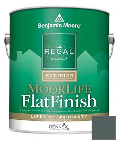 Краска Regal Select Exterior Paint-MoorLife Flat Finish (W105) цвет 2123-10 Mediterranean Teal