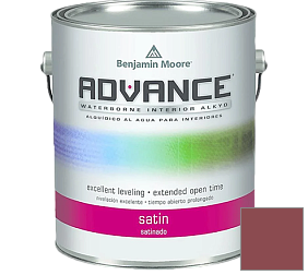 Краска Benjamin Moore 792. Advance Interior Paint-Satin эмаль цвет 2084-20 Maple Leaf Red