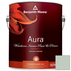 Краска Aura Waterborne Interior Satin Finish (526) цвет 458 Sage Tint