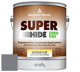 Benjamin Moore 355 Super Hide Zero Voc Interior Flat краска цвет 2121-20 Steel Wool