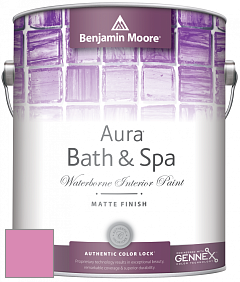 Benjamin Moore Aura 532 Bath & Spa Waterborne Interior Paint Matte Finish краска цвет NCS S 1050-R30B 