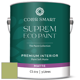 COLOR SMART CS 619 SUPREM ECO PAINT матовая краска цвет NCS S 2040-G50Y 
