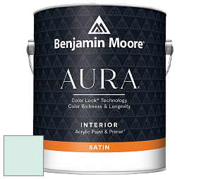 Benjamin Moore Aura 526 Waterborne Interior Satin Finish покрытие цвет NCS S 0510-B70G 