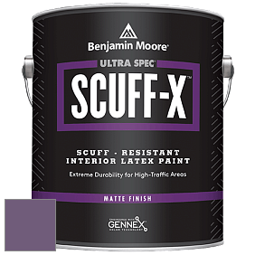 Benjamin Moore 484 Ultra Spec SCUFF-X Interior Matte Finish краска цвет NCS S 5030-R50B 