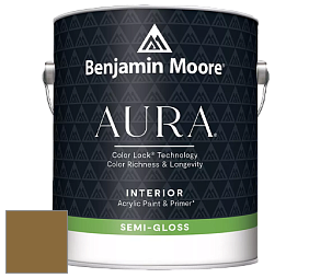 Benjamin Moore Aura 528 Waterborne Interior Semi-gloss Finish краска цвет NCS S 5040-Y 