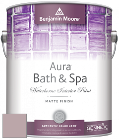 Benjamin Moore Aura 532 Bath & Spa Waterborne Interior Paint Matte Finish краска цвет 1250 Magic Potion