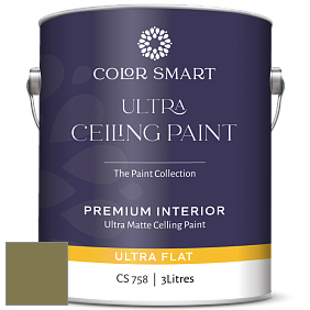 COLOR SMART CS 758 ULTRA CEILING PAINT ультраматовая краска цвет NCS S 5030-G70Y 