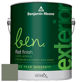 Benjamin Moore Ben 541 Waterborne Exterior Flat Finish краска цвет HC-126 BM HC-126