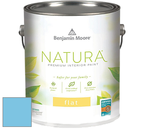 Benjamin Moore 512 Natura Interior Flat Finish матовая краска цвет 2060-50 Cayman Blue