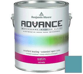 Краска Benjamin Moore 792. Advance Interior Paint-Satin эмаль цвет 748 Blue Toile