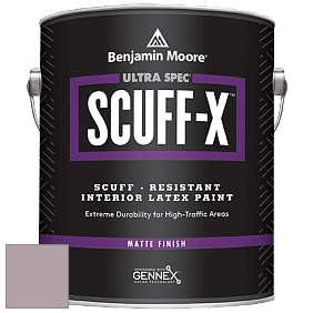 Benjamin Moore 484 Ultra Spec SCUFF-X Interior Matte Finish краска цвет NCS S 3010-R20B 