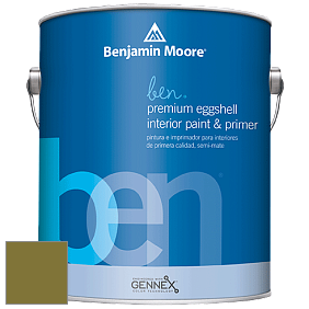 Benjamin Moore Ben W626 Premium Interior Latex Eggshell краска цвет NCS S 4550-G70Y 