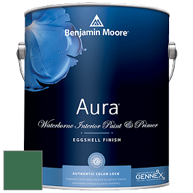 Benjamin Moore Aura 524 Waterborne Interior Eggshell Finish краска цвет 2040-20 Green Meadows