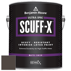 Benjamin Moore 484 Ultra Spec SCUFF-X Interior Matte Finish краска цвет 2114-10 Bittersweet Chocolate