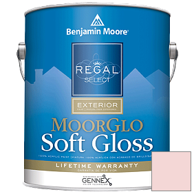 Краска Regal Select Exterior Paint-Moor GloSoft Gloss Finish (W096) цвет 1331 Ballet Slippers