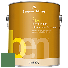 Benjamin Moore Ben W625 Premium Interior Latex Flat краска цвет 2036-20 Irish Moss